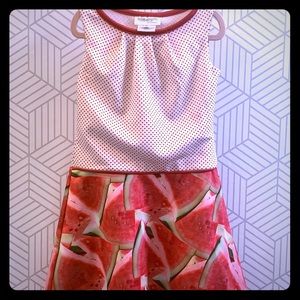 Adorable Girl's watermelon 🍉 print dress